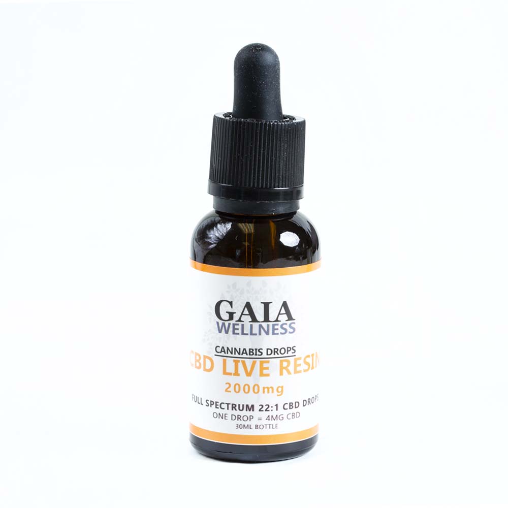 GAIA | 22:1 CBD Live Resin Drops | 2000MG