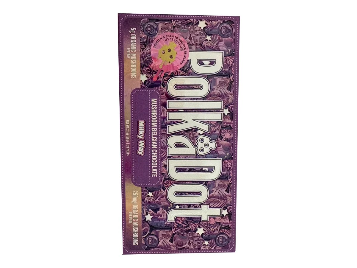 POLKADOT MUSHROOM CHOCOLATE BAR