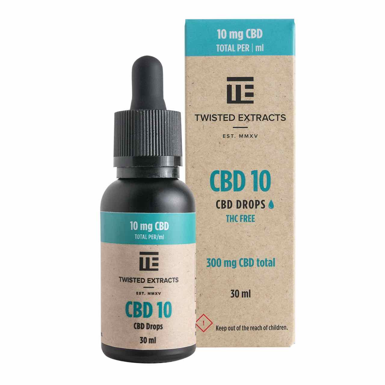 Twisted Extracts Oil Drops CBD – Orange (300mg CBD – 30ml)